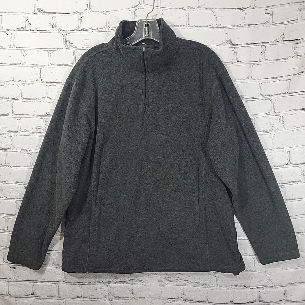 Croft & Barrow Fleece Jacket‎ Mens XL Gray